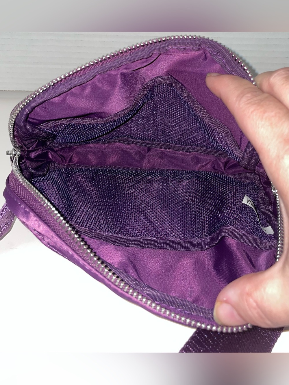 Glamaholic Purple Nylon Fanny Pack - Picture 13 of 16